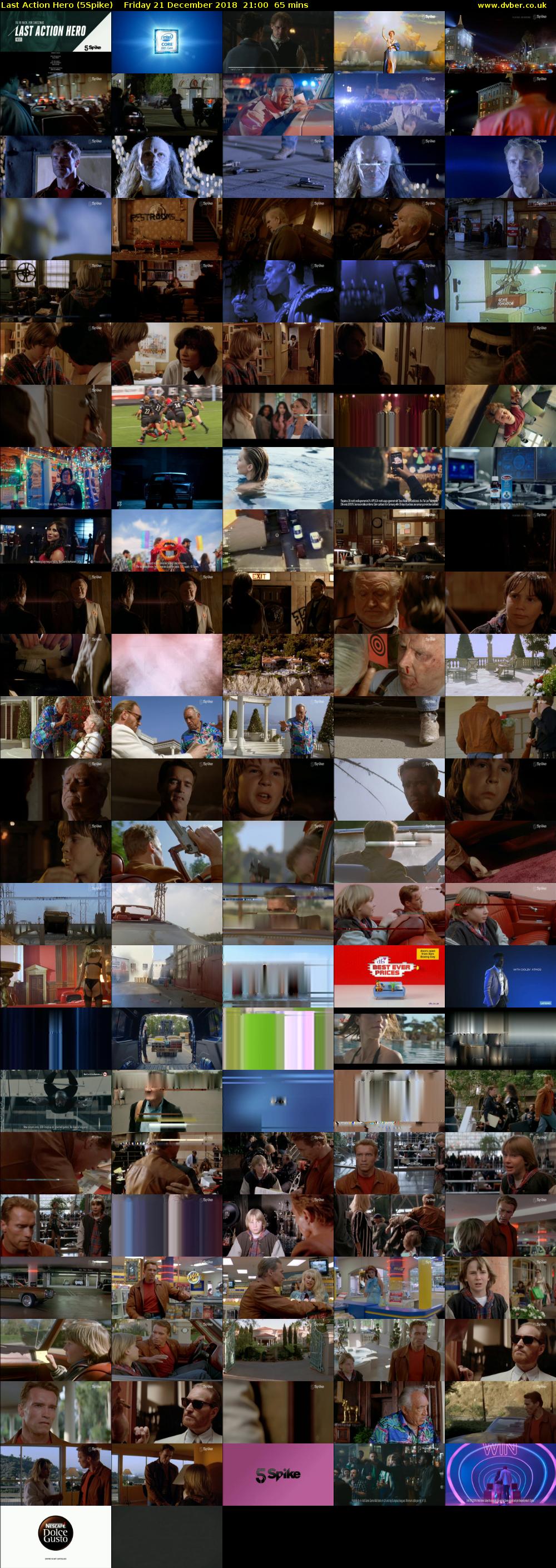 Last Action Hero (5Spike) Friday 21 December 2018 21:00 - 22:05