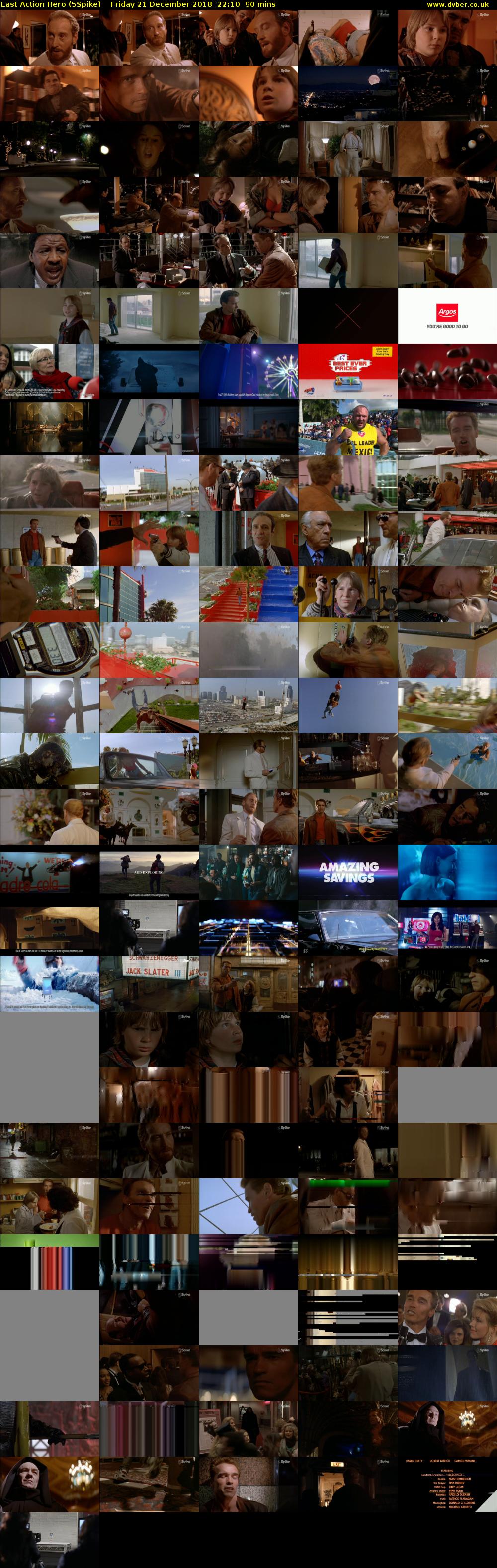 Last Action Hero (5Spike) Friday 21 December 2018 22:10 - 23:40