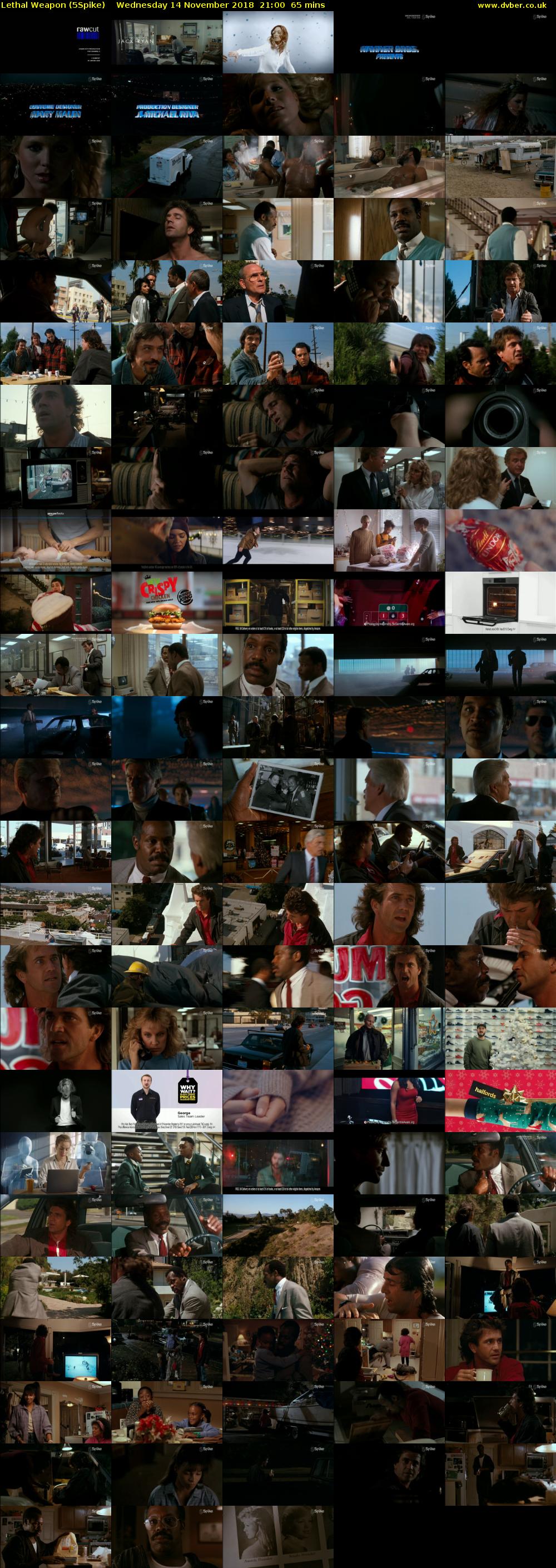 Lethal Weapon (5Spike) Wednesday 14 November 2018 21:00 - 22:05