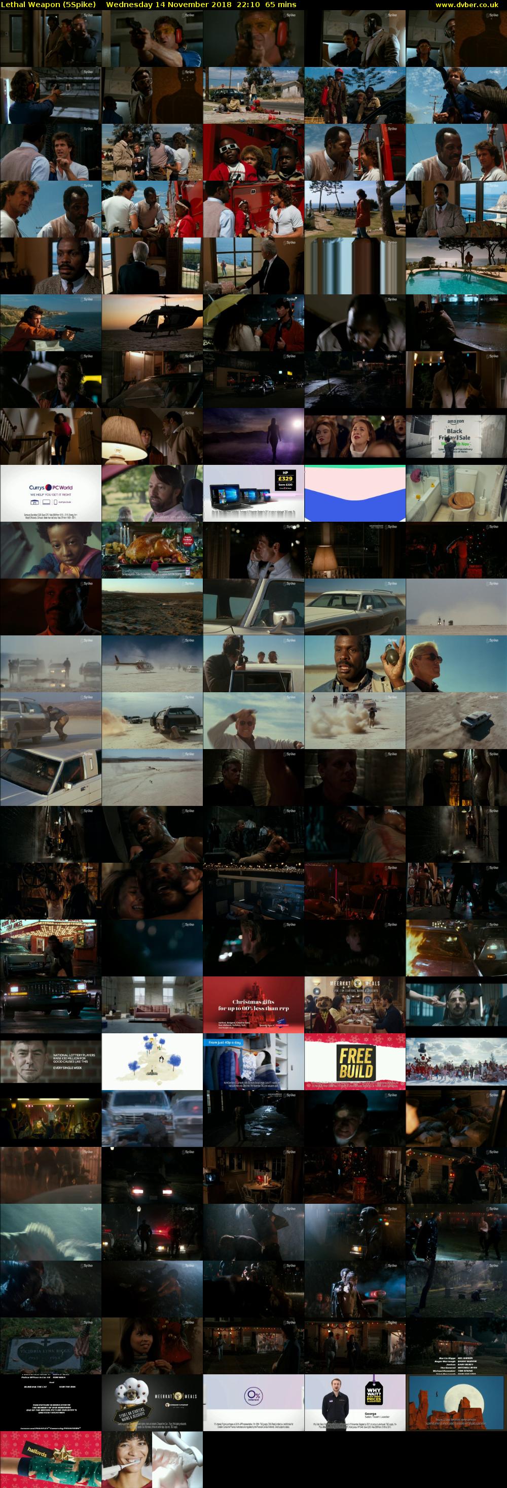 Lethal Weapon (5Spike) Wednesday 14 November 2018 22:10 - 23:15