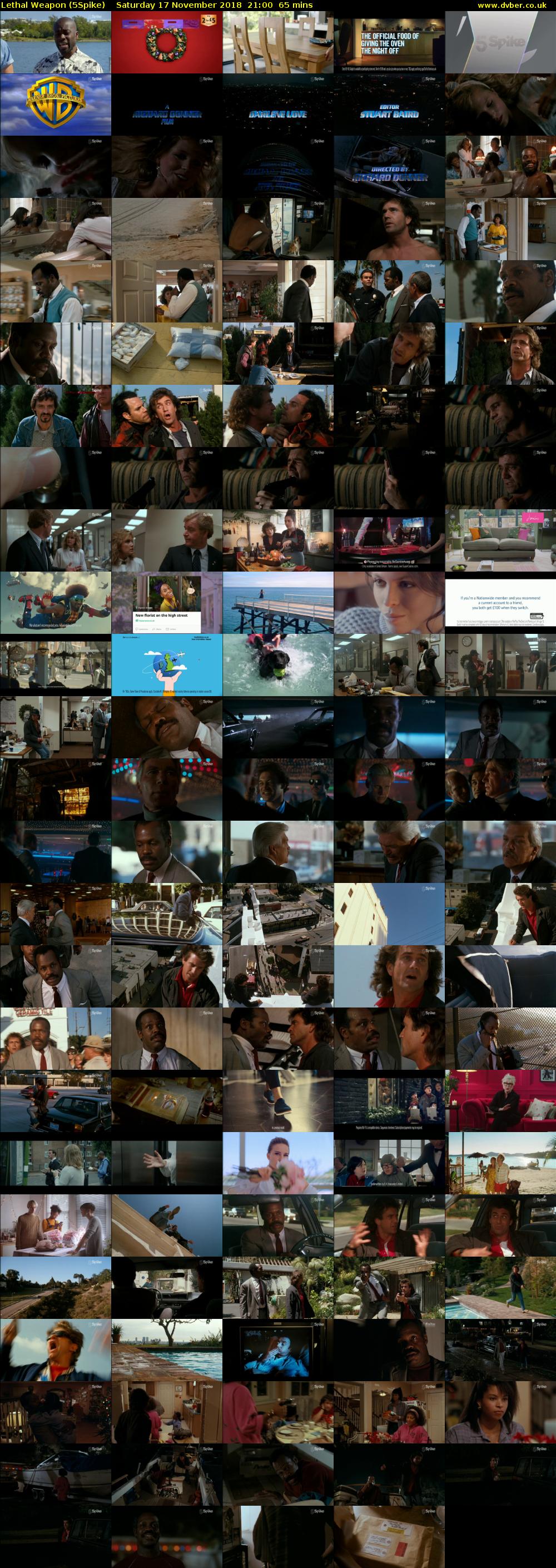 Lethal Weapon (5Spike) Saturday 17 November 2018 21:00 - 22:05