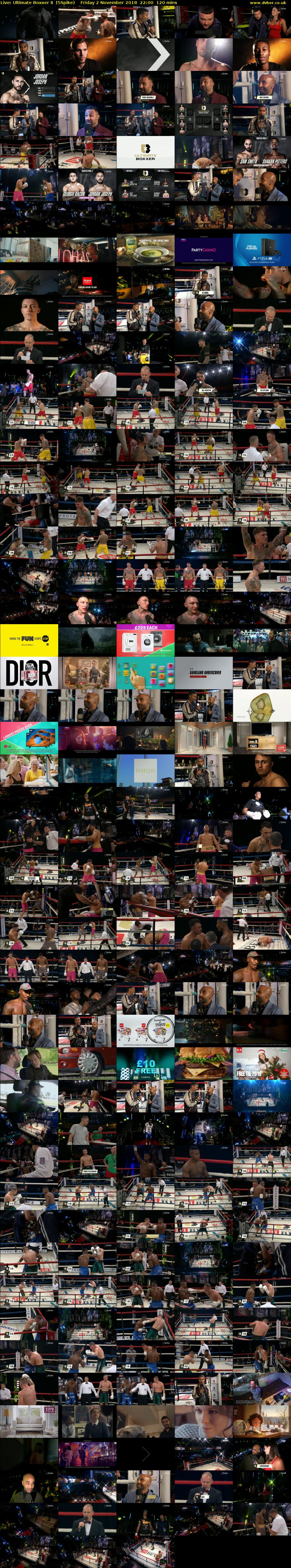 Live: Ultimate Boxxer II  (5Spike) Friday 2 November 2018 22:00 - 00:00