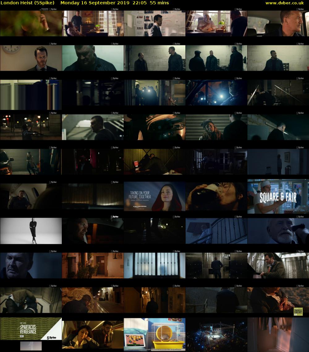 London Heist (5Spike) Monday 16 September 2019 22:05 - 23:00