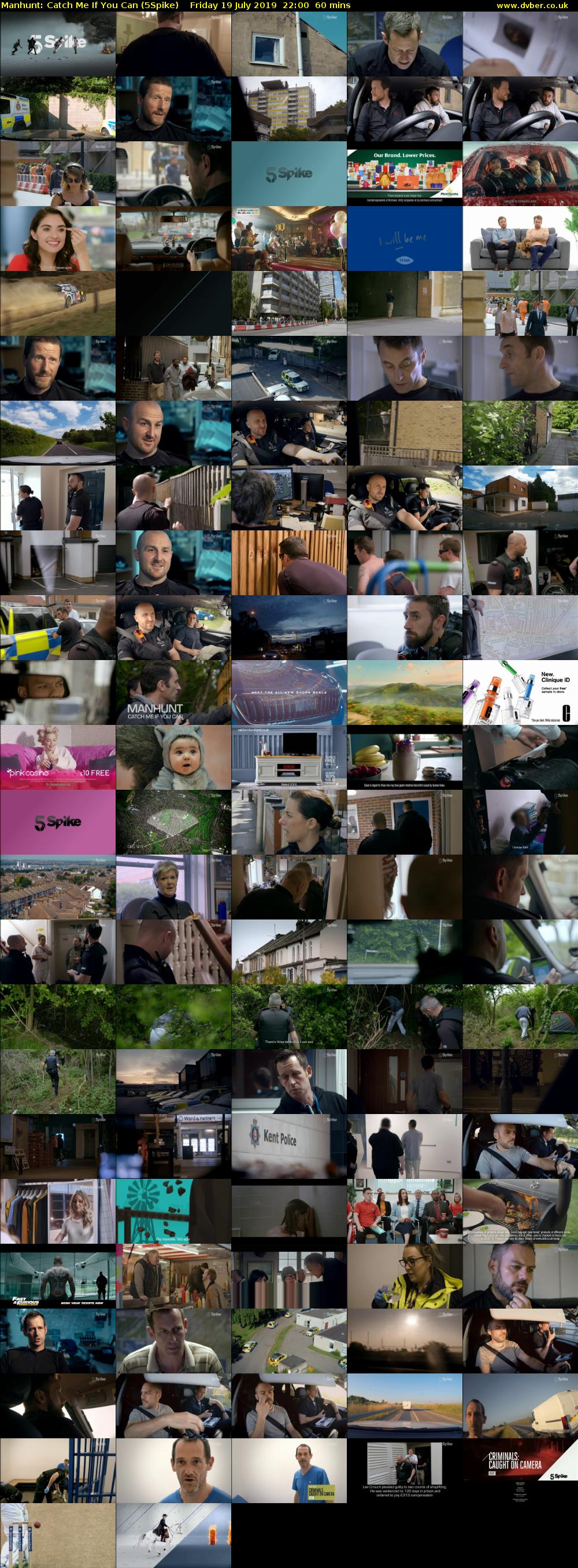 Manhunt: Catch Me If You Can (5Spike) Friday 19 July 2019 22:00 - 23:00