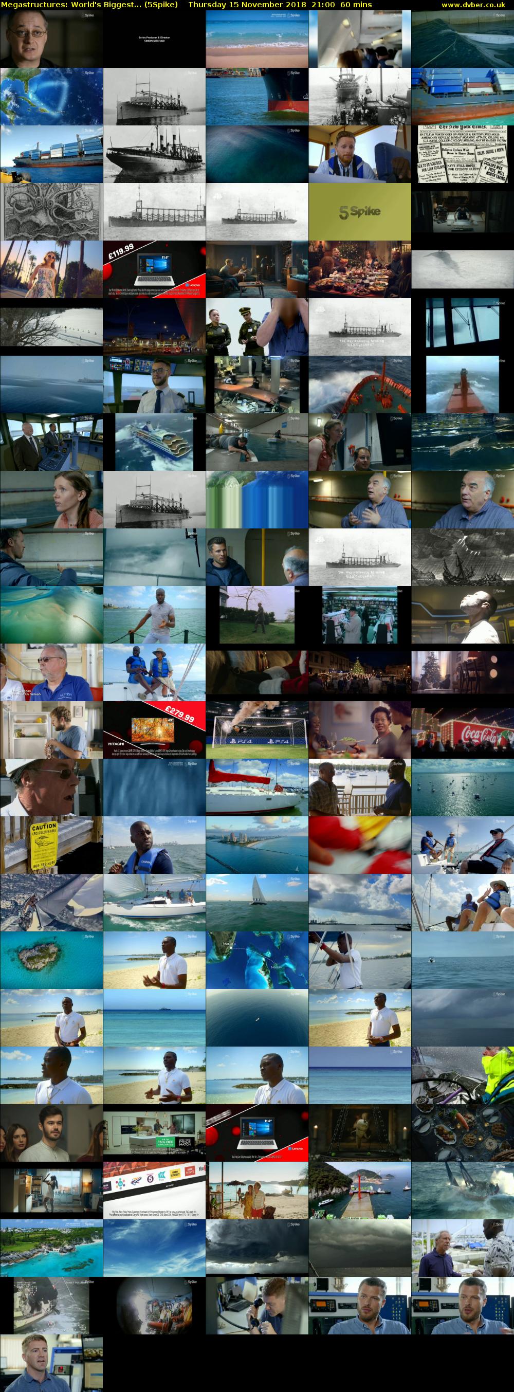 Megastructures: World's Biggest... (5Spike) Thursday 15 November 2018 21:00 - 22:00