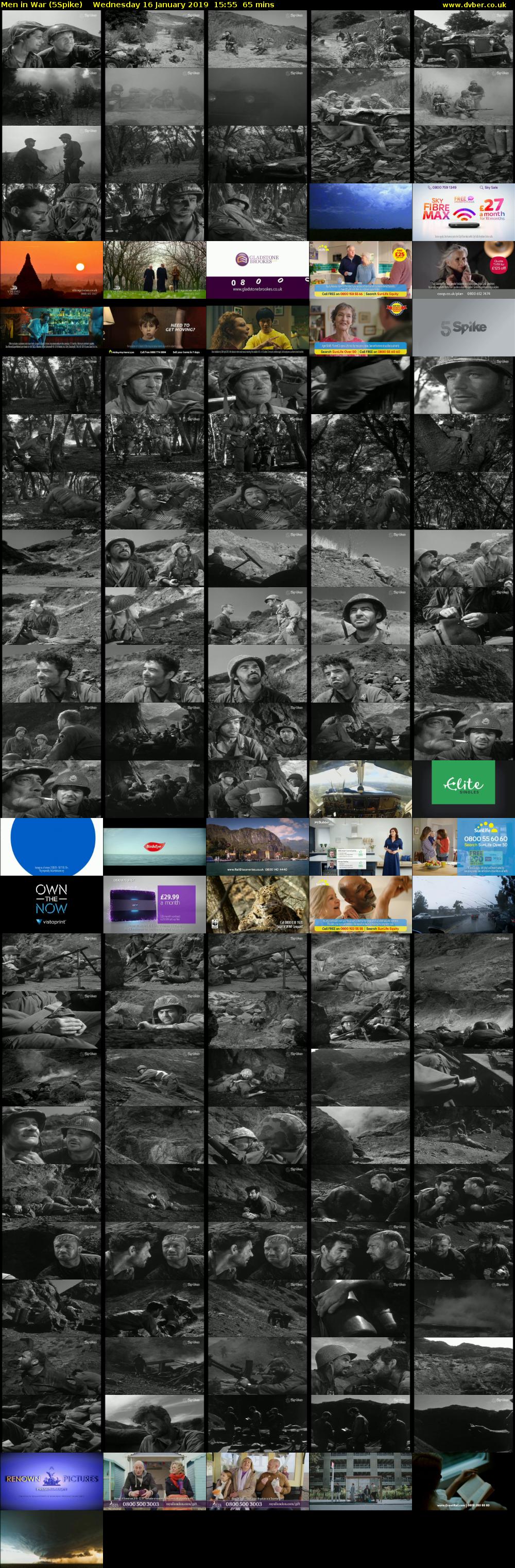 Men in War (5Spike) Wednesday 16 January 2019 15:55 - 17:00