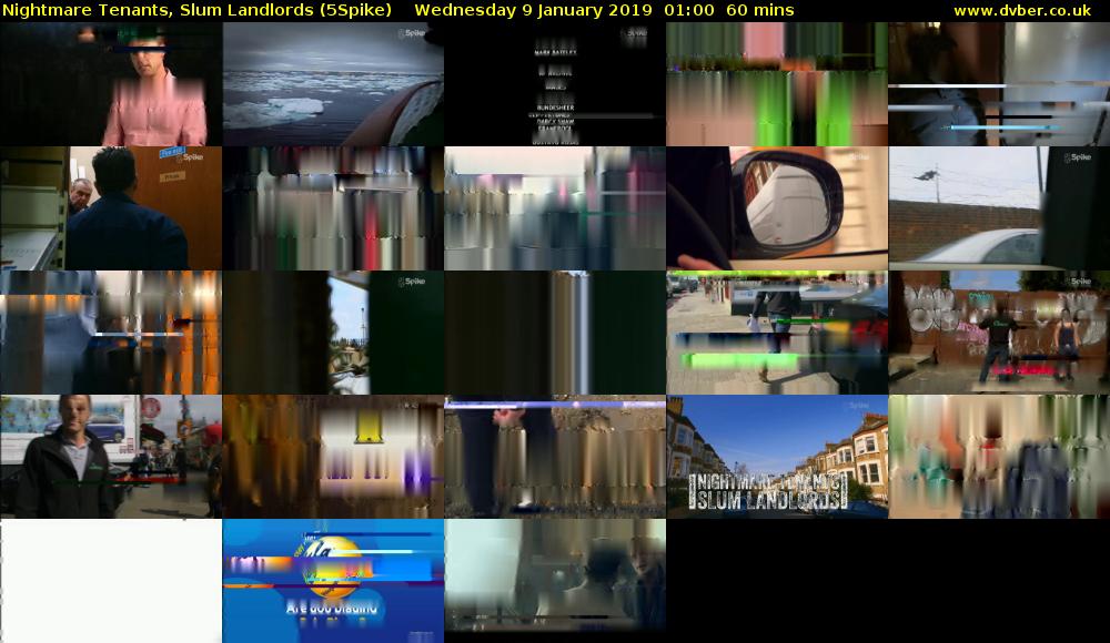 Nightmare Tenants, Slum Landlords (5Spike) Wednesday 9 January 2019 01:00 - 02:00