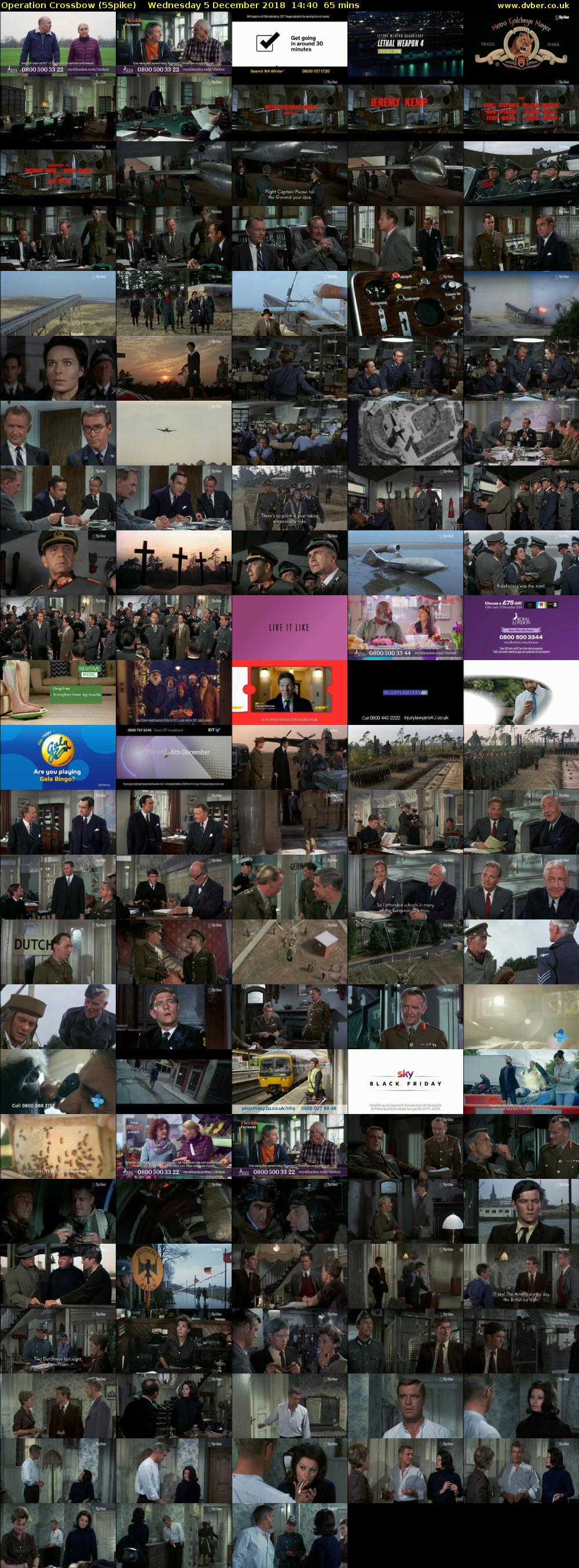 Operation Crossbow (5Spike) Wednesday 5 December 2018 14:40 - 15:45