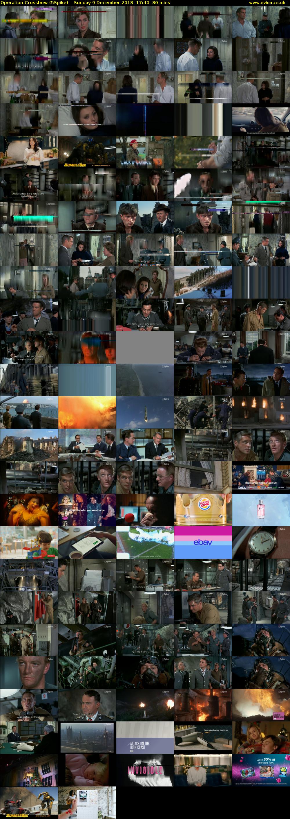 Operation Crossbow (5Spike) Sunday 9 December 2018 17:40 - 19:00