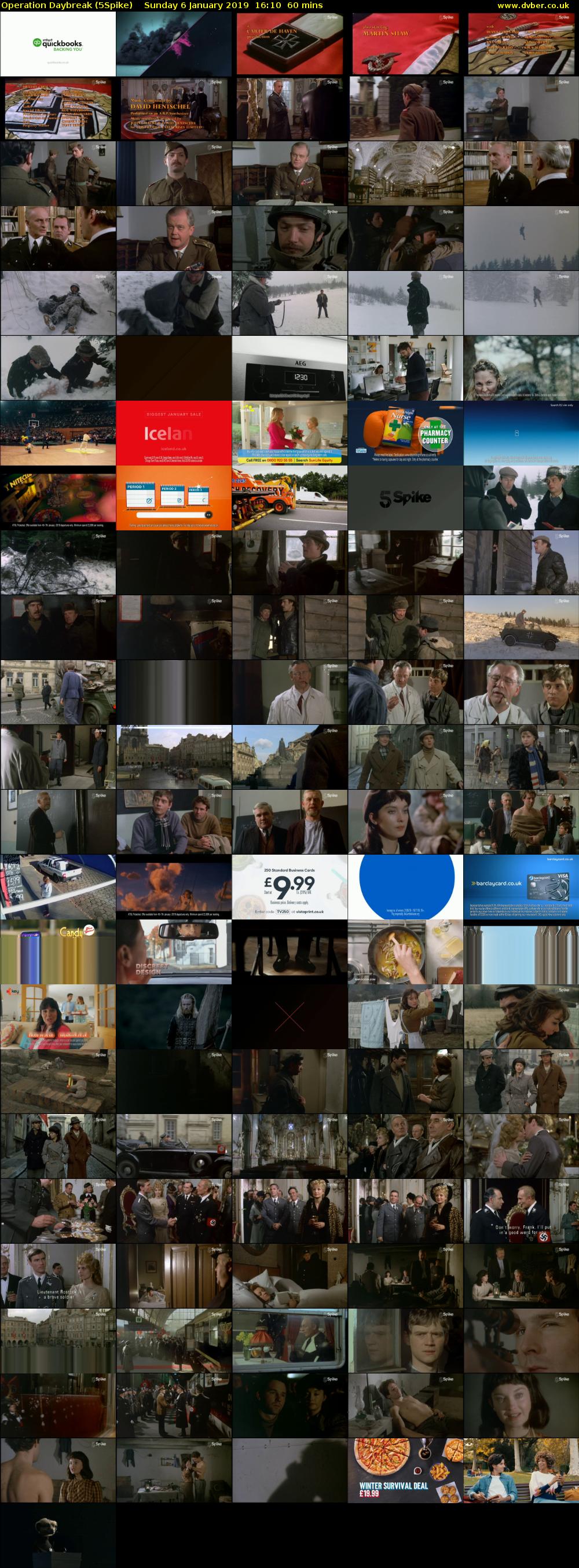 Operation Daybreak (5Spike) Sunday 6 January 2019 16:10 - 17:10