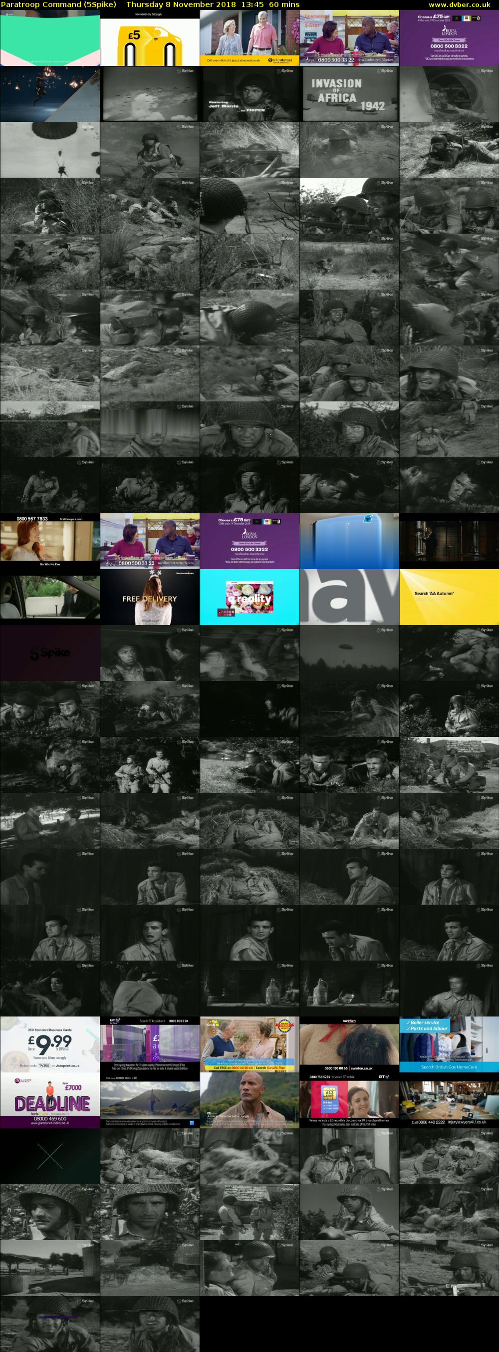 Paratroop Command (5Spike) Thursday 8 November 2018 13:45 - 14:45