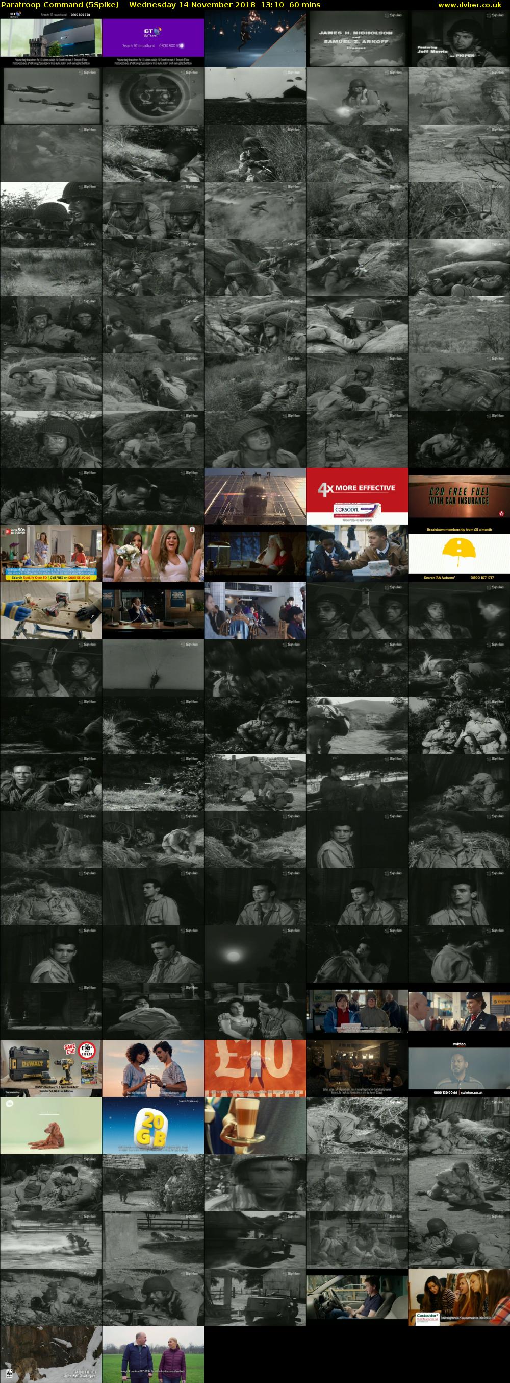 Paratroop Command (5Spike) Wednesday 14 November 2018 13:10 - 14:10