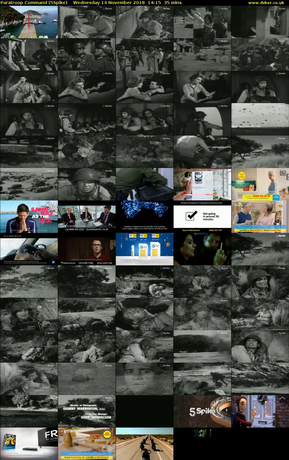 Paratroop Command (5Spike) Wednesday 14 November 2018 14:15 - 14:50