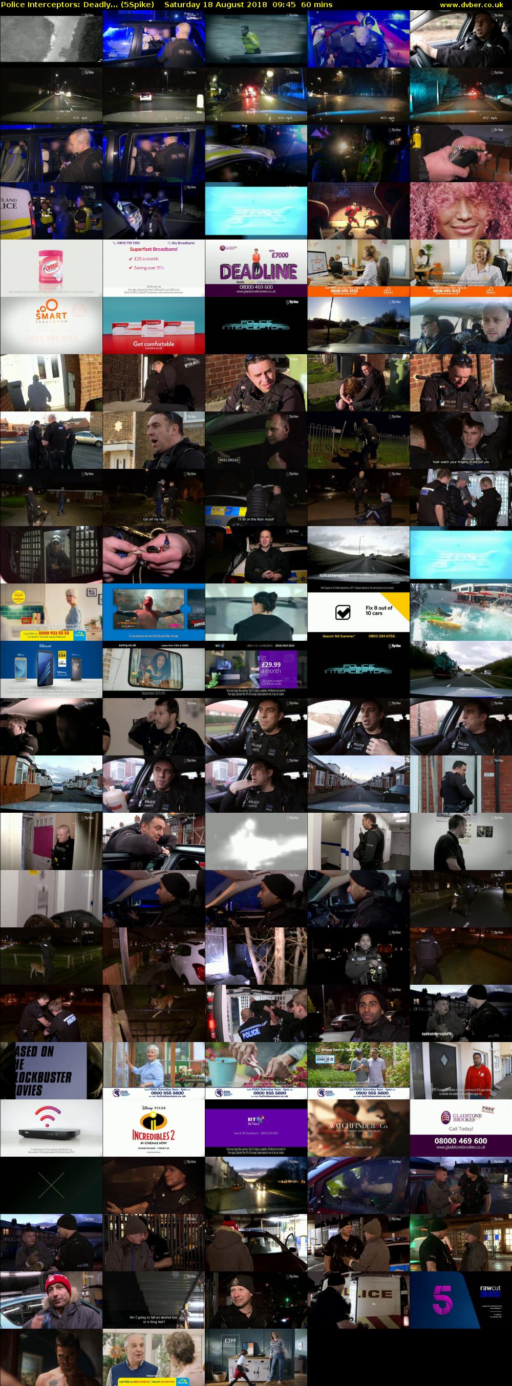Police Interceptors: Deadly... (5Spike) Saturday 18 August 2018 09:45 - 10:45