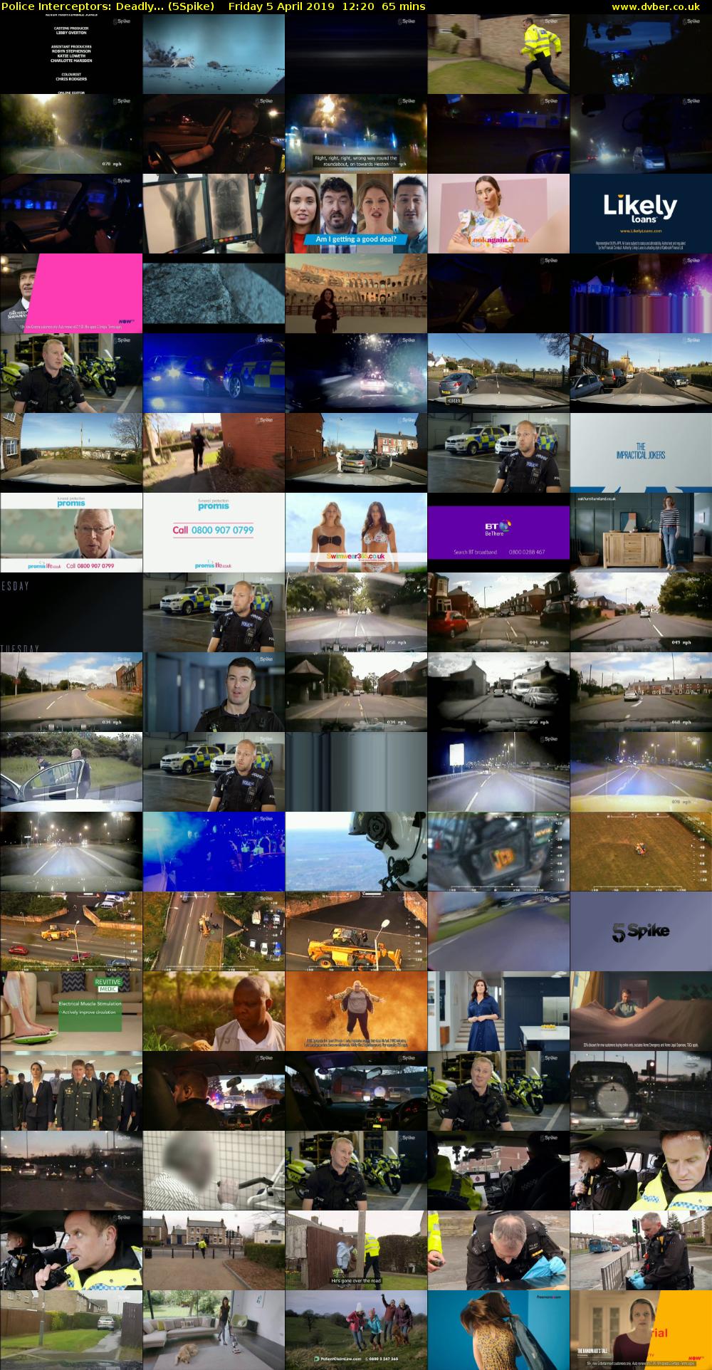 Police Interceptors: Deadly... (5Spike) Friday 5 April 2019 12:20 - 13:25