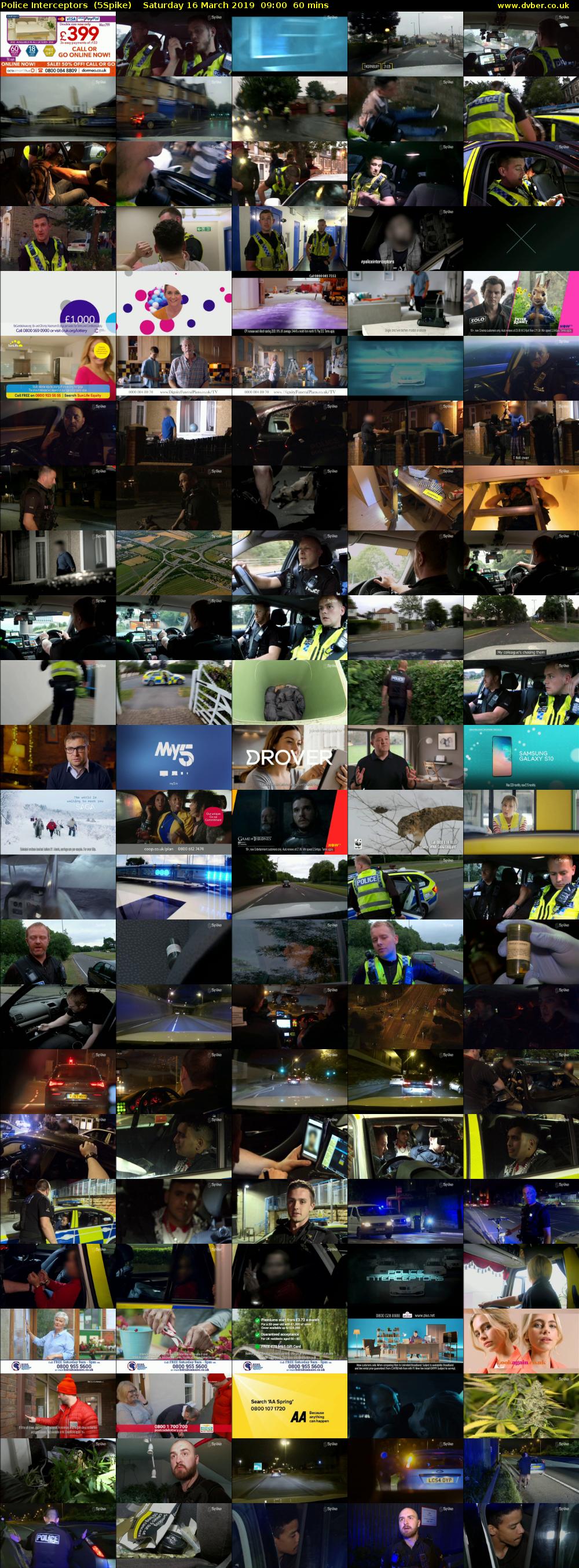 Police Interceptors  (5Spike) Saturday 16 March 2019 09:00 - 10:00