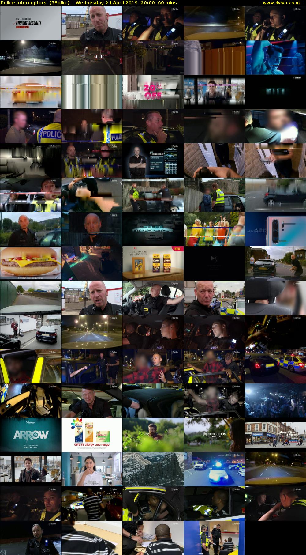 Police Interceptors  (5Spike) Wednesday 24 April 2019 20:00 - 21:00