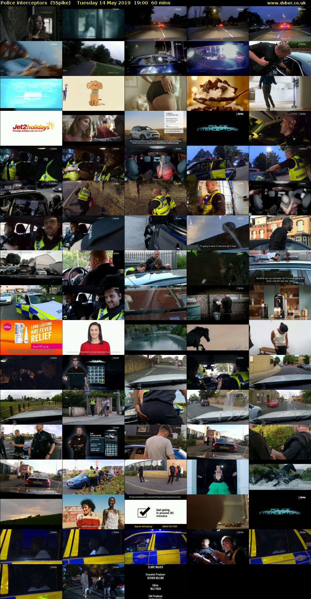 Police Interceptors  (5Spike) Tuesday 14 May 2019 19:00 - 20:00