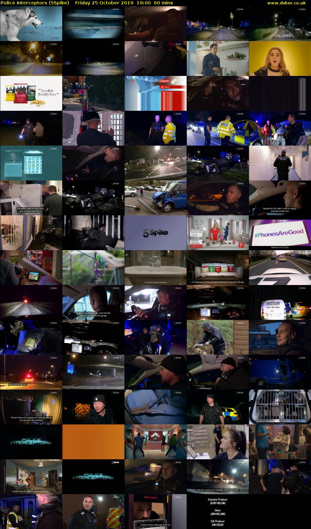 Police Interceptors (5Spike) Friday 25 October 2019 19:00 - 20:00