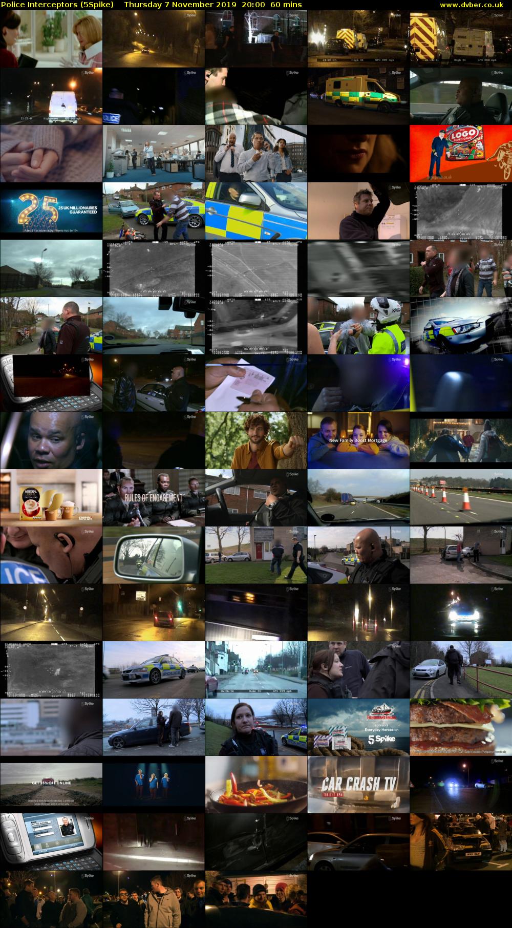 Police Interceptors (5Spike) Thursday 7 November 2019 20:00 - 21:00