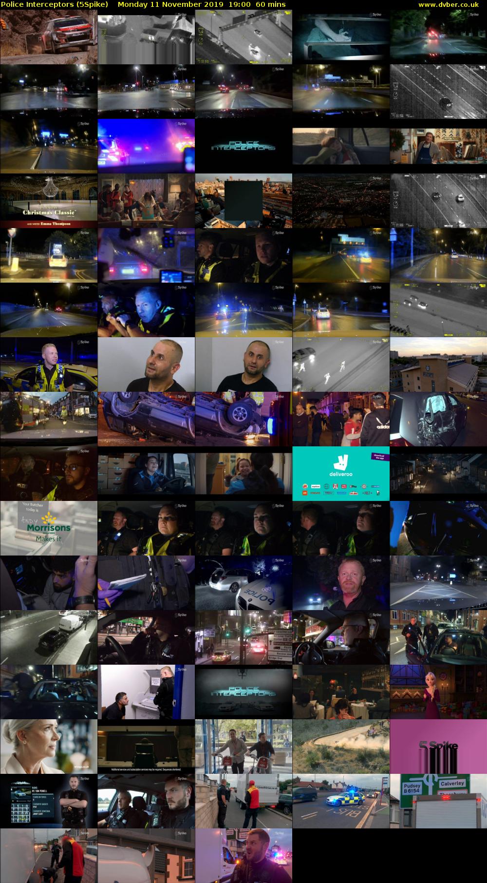 Police Interceptors (5Spike) Monday 11 November 2019 19:00 - 20:00