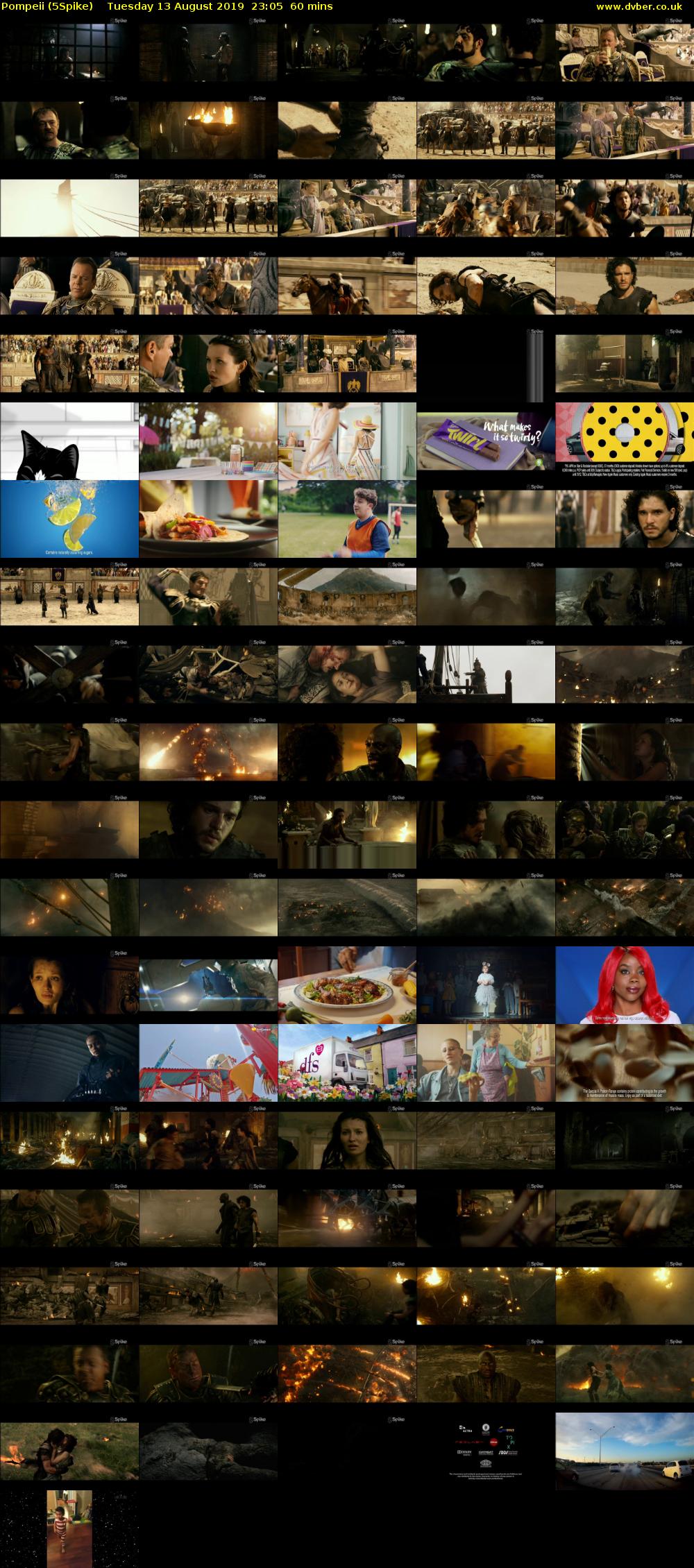 Pompeii (5Spike) Tuesday 13 August 2019 23:05 - 00:05