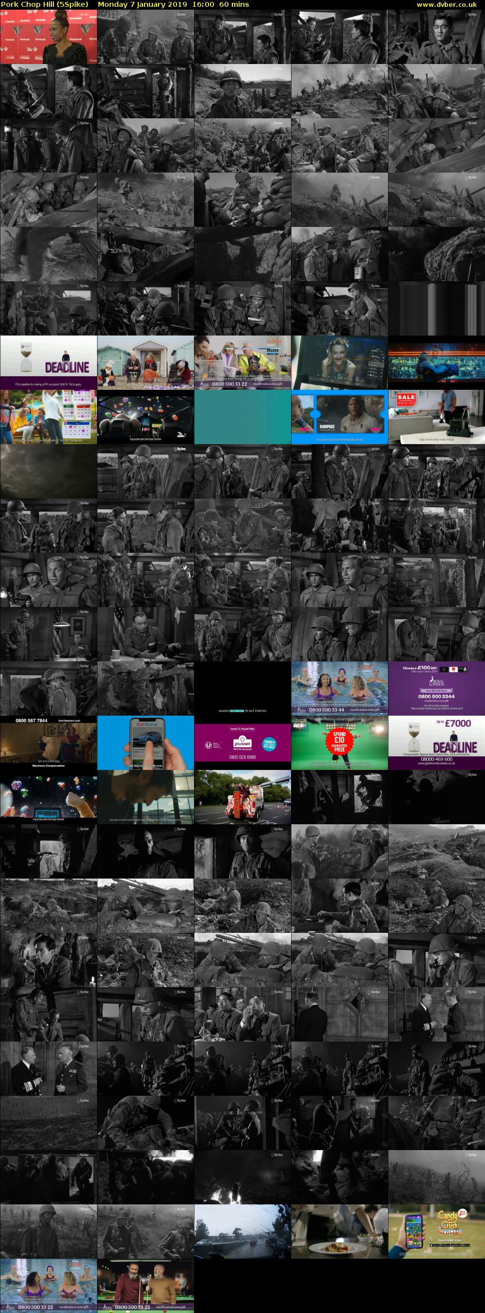 Pork Chop Hill (5Spike) Monday 7 January 2019 16:00 - 17:00