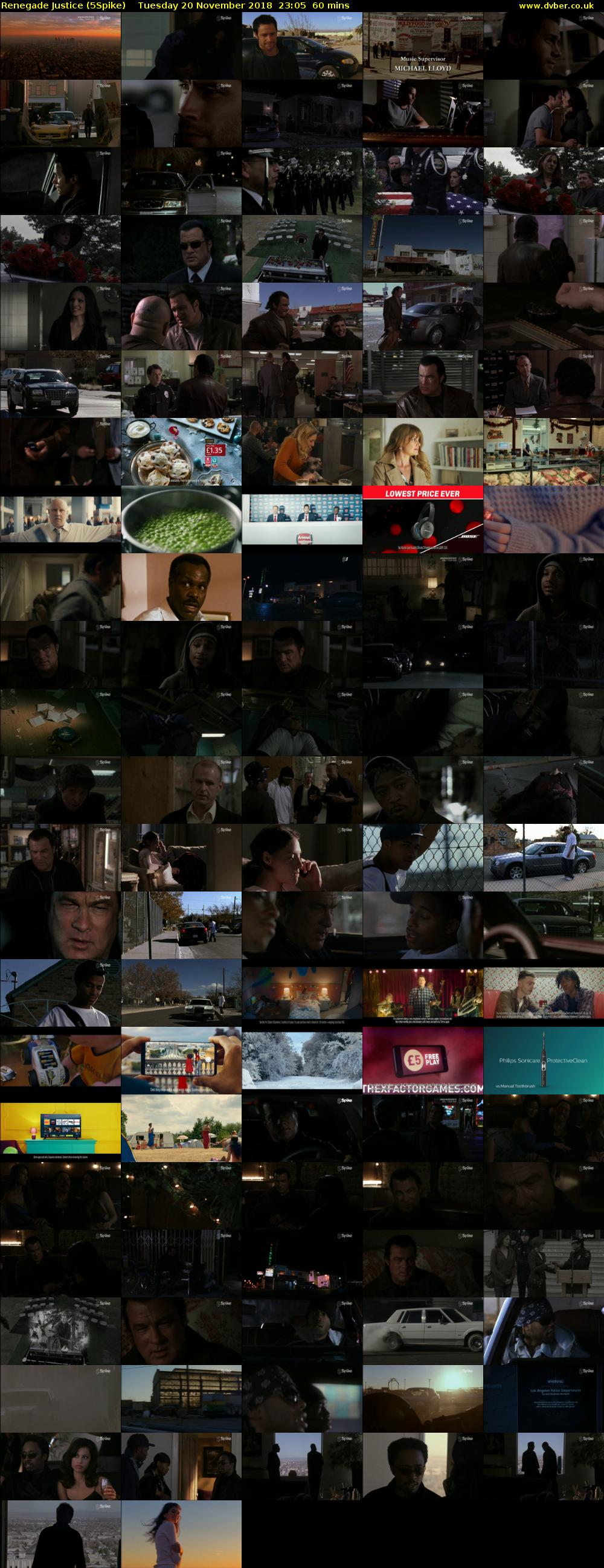 Renegade Justice (5Spike) Tuesday 20 November 2018 23:05 - 00:05