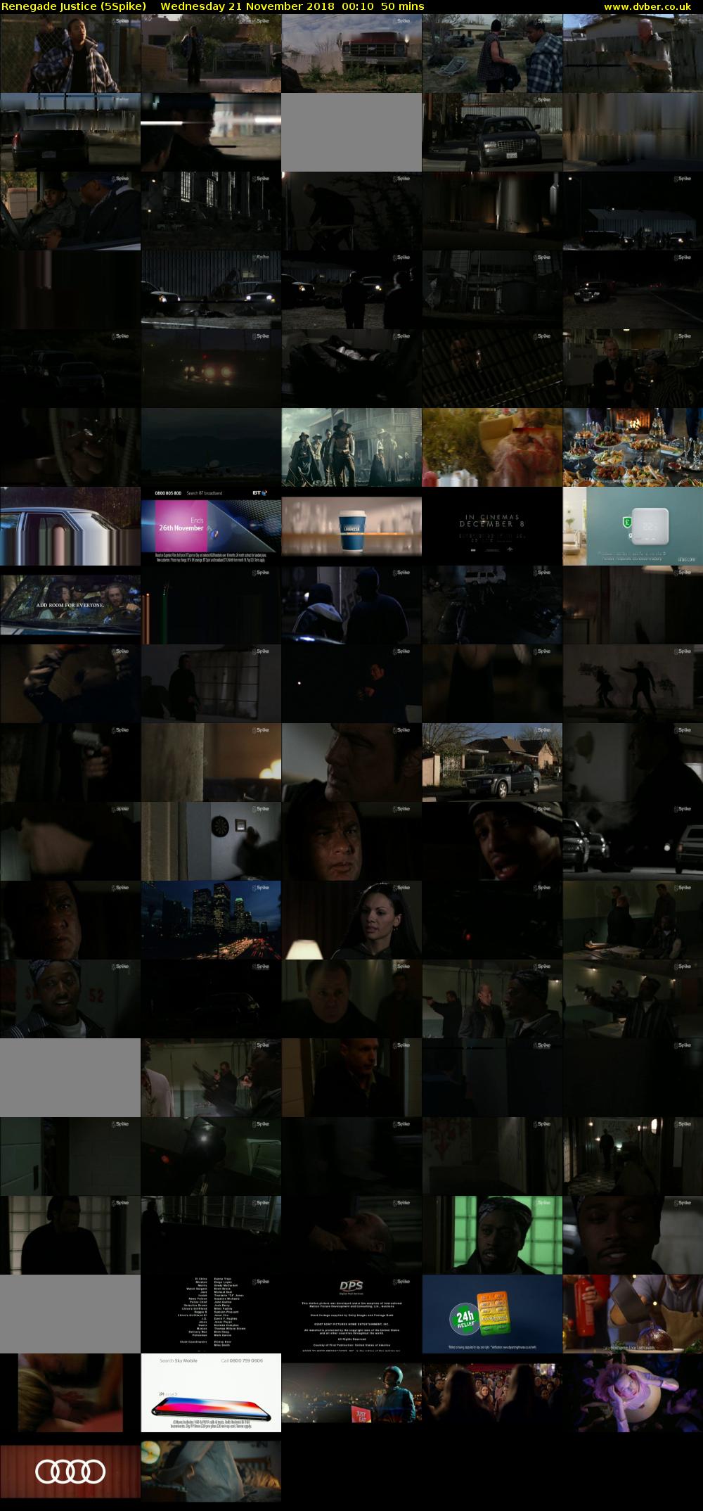 Renegade Justice (5Spike) Wednesday 21 November 2018 00:10 - 01:00