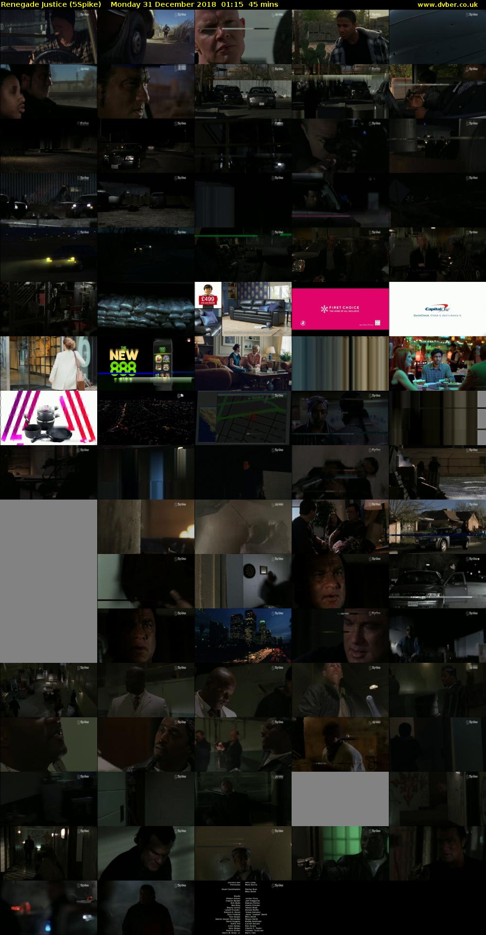 Renegade Justice (5Spike) Monday 31 December 2018 01:15 - 02:00