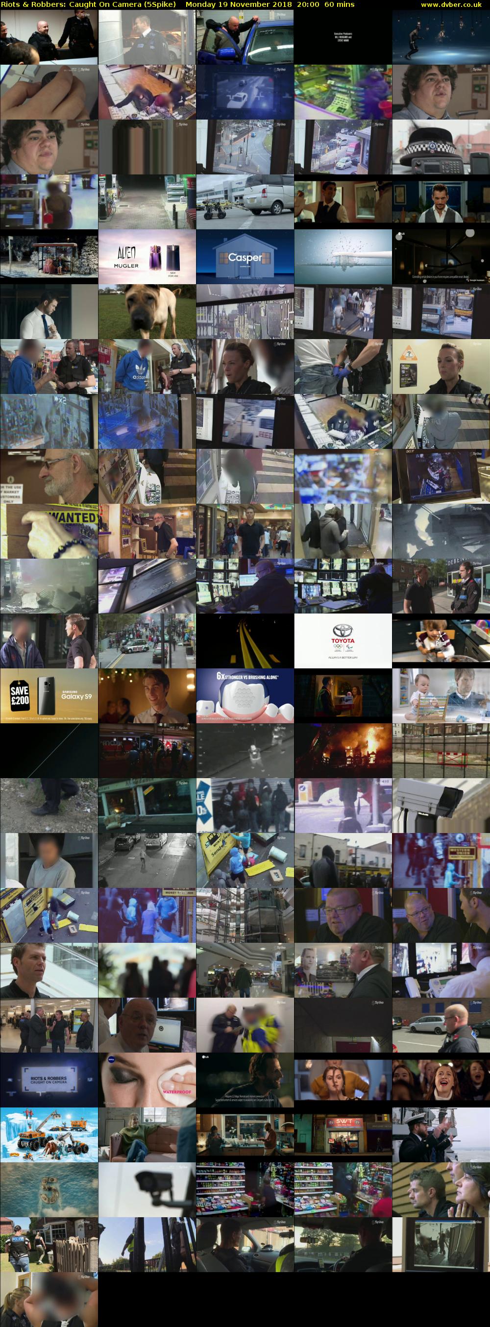 Riots & Robbers: Caught On Camera (5Spike) Monday 19 November 2018 20:00 - 21:00