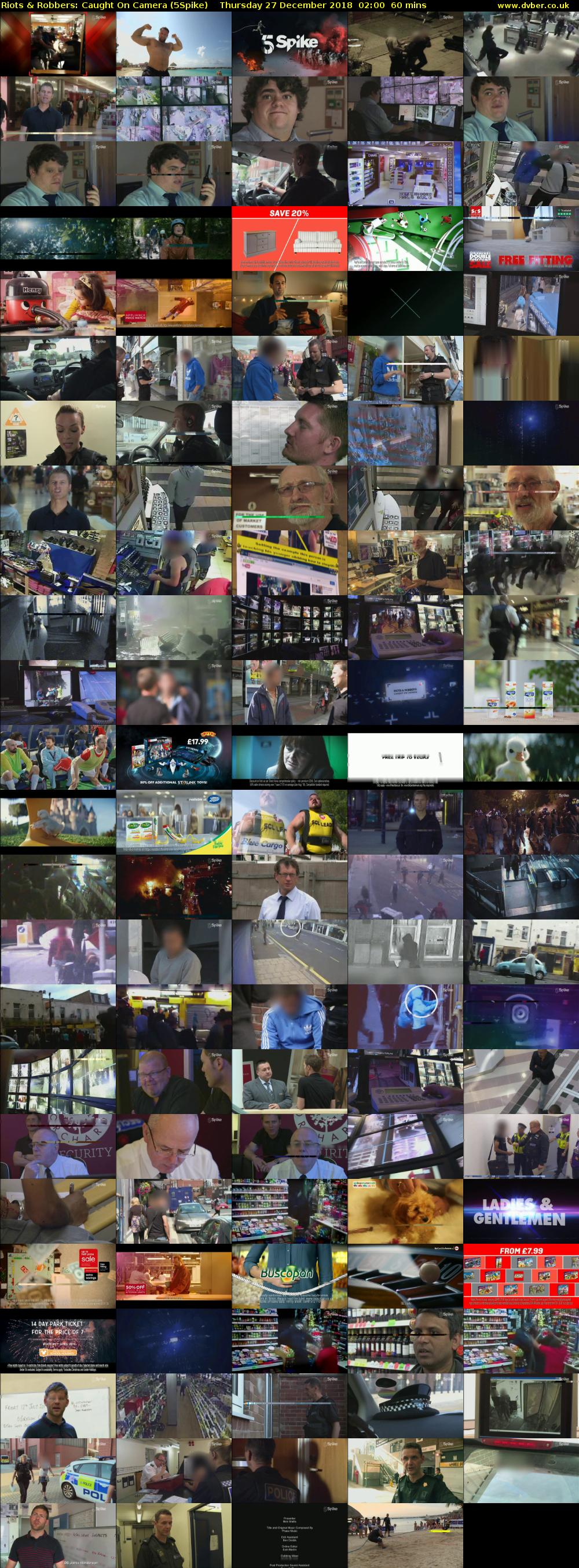 Riots & Robbers: Caught On Camera (5Spike) Thursday 27 December 2018 02:00 - 03:00