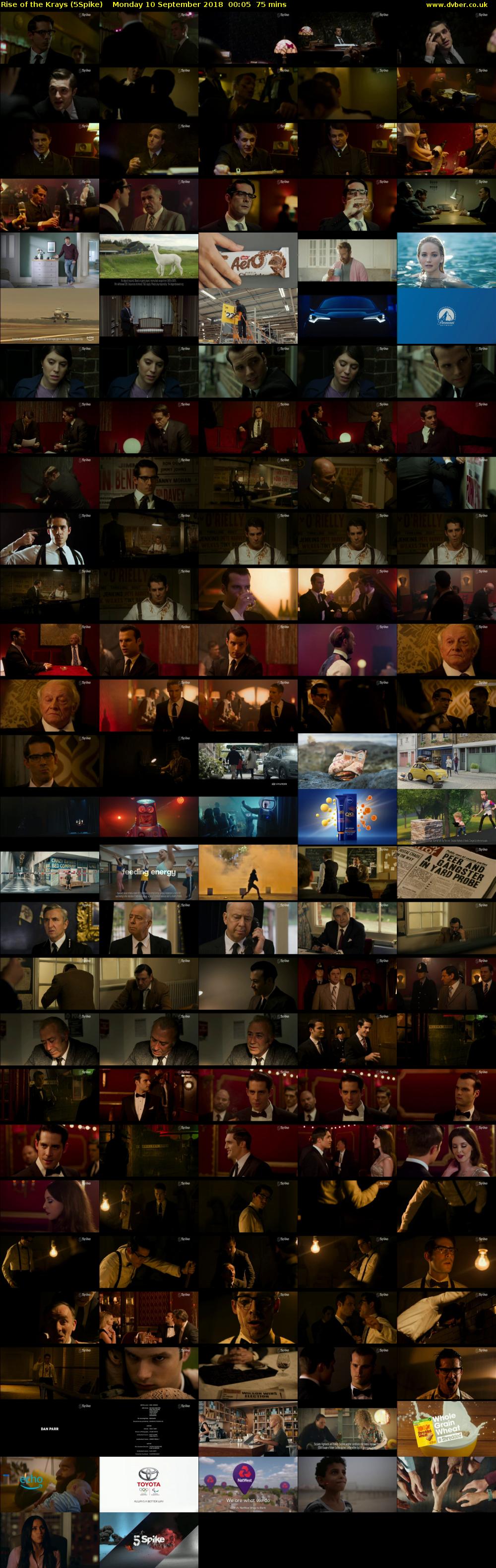 Rise of the Krays (5Spike) Monday 10 September 2018 00:05 - 01:20