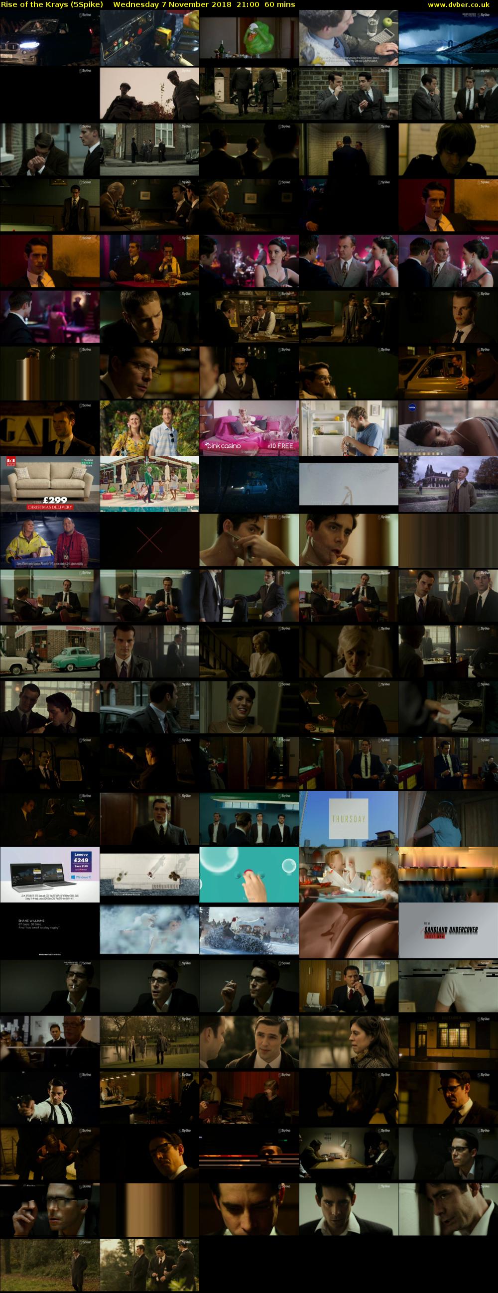 Rise of the Krays (5Spike) Wednesday 7 November 2018 21:00 - 22:00