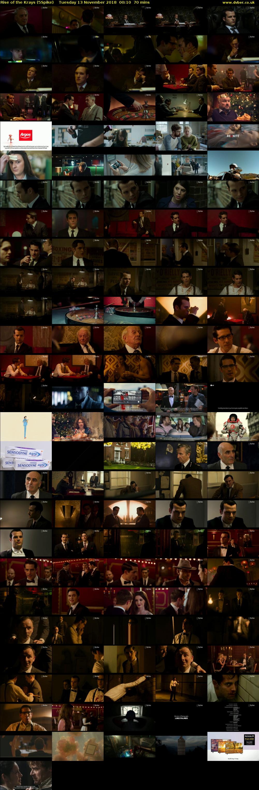 Rise of the Krays (5Spike) Tuesday 13 November 2018 00:10 - 01:20