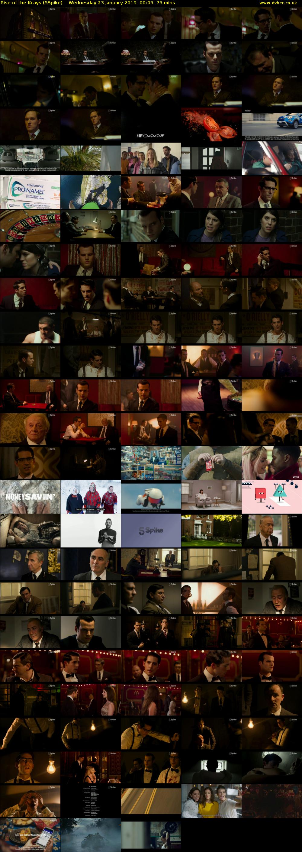 Rise of the Krays (5Spike) Wednesday 23 January 2019 00:05 - 01:20