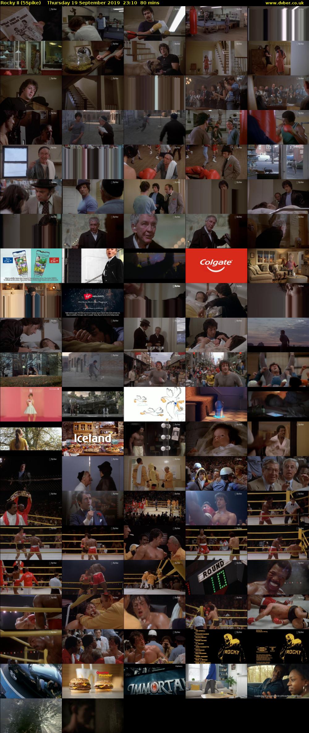Rocky II (5Spike) Thursday 19 September 2019 23:10 - 00:30
