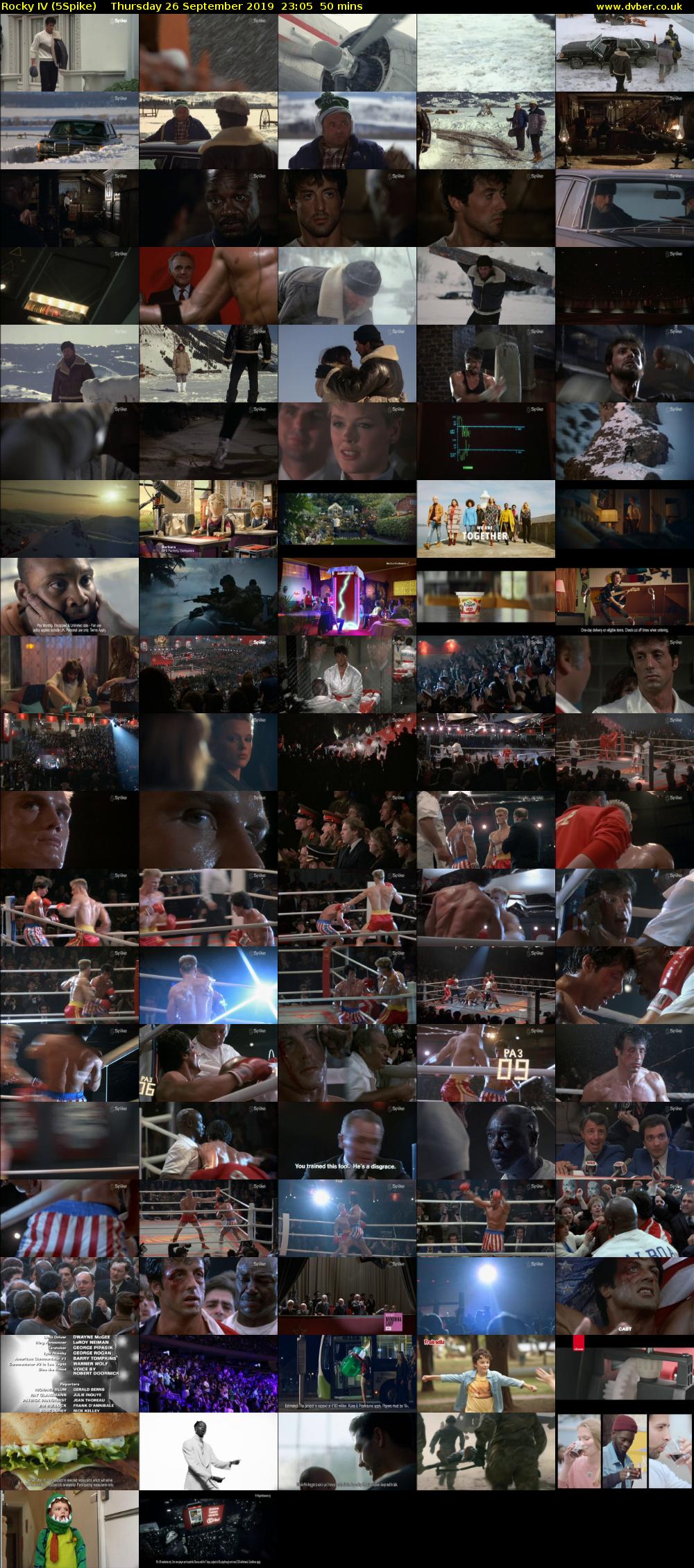 Rocky IV (5Spike) Thursday 26 September 2019 23:05 - 23:55