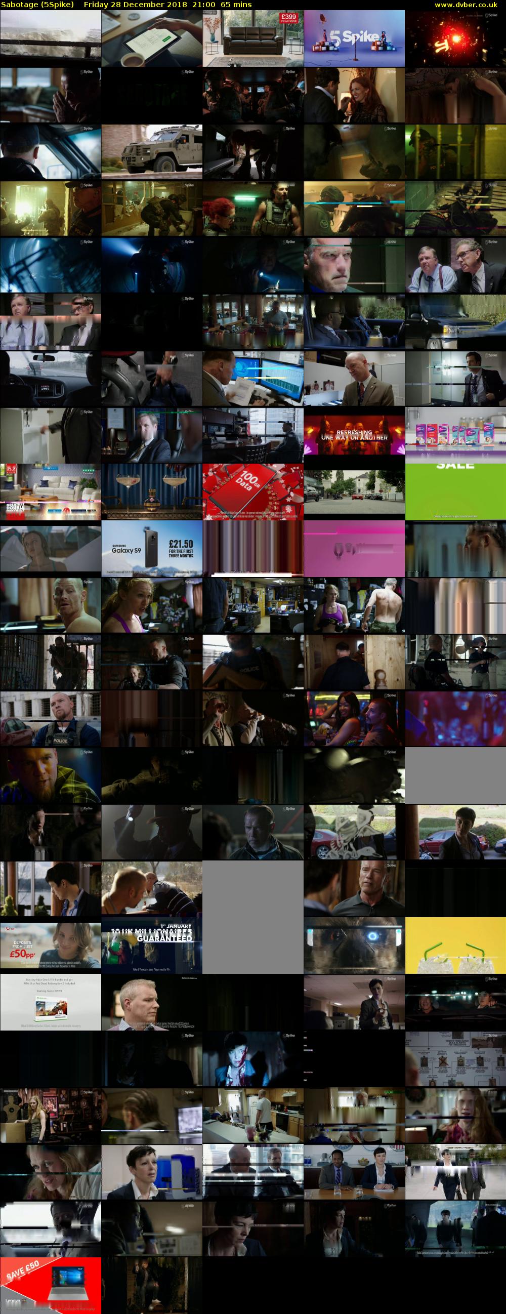 Sabotage (5Spike) Friday 28 December 2018 21:00 - 22:05