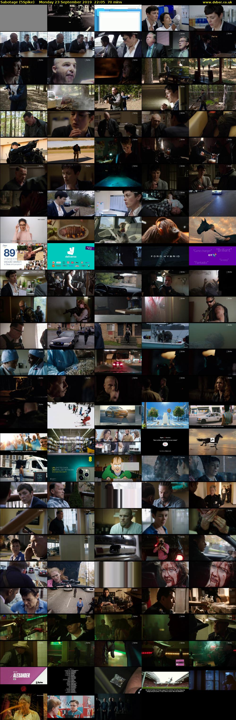Sabotage (5Spike) Monday 23 September 2019 22:05 - 23:15