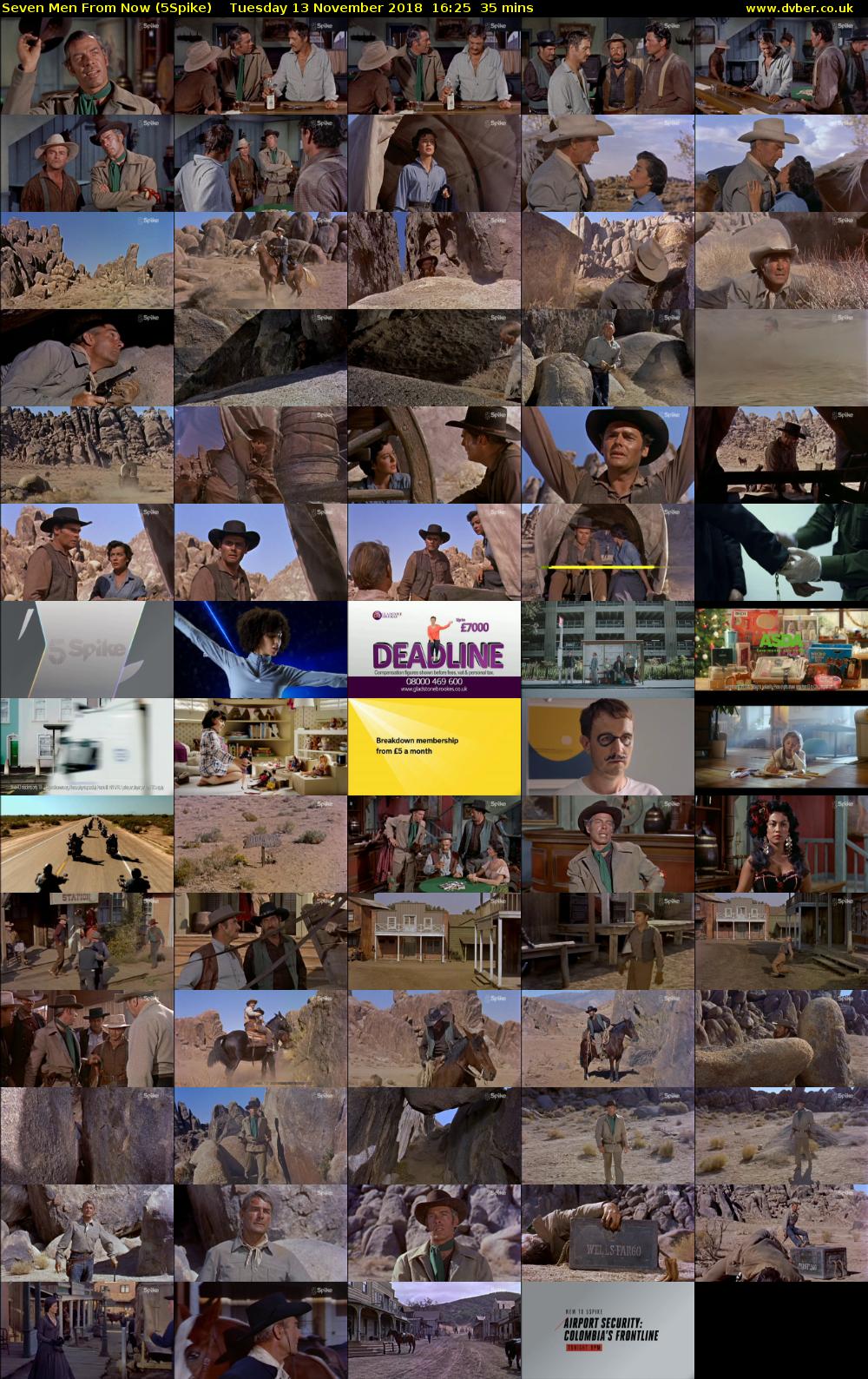 Seven Men From Now (5Spike) Tuesday 13 November 2018 16:25 - 17:00