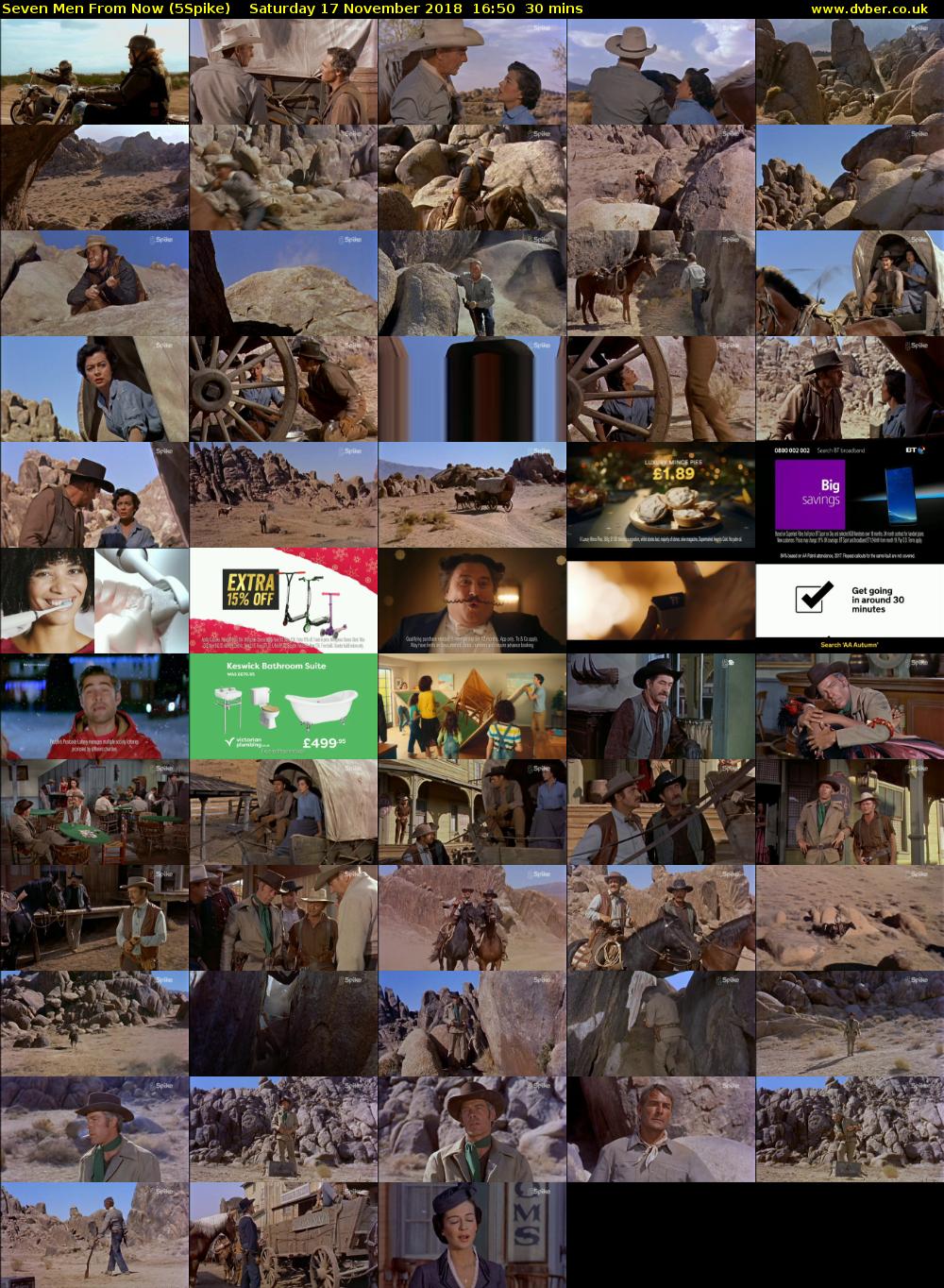 Seven Men From Now (5Spike) Saturday 17 November 2018 16:50 - 17:20