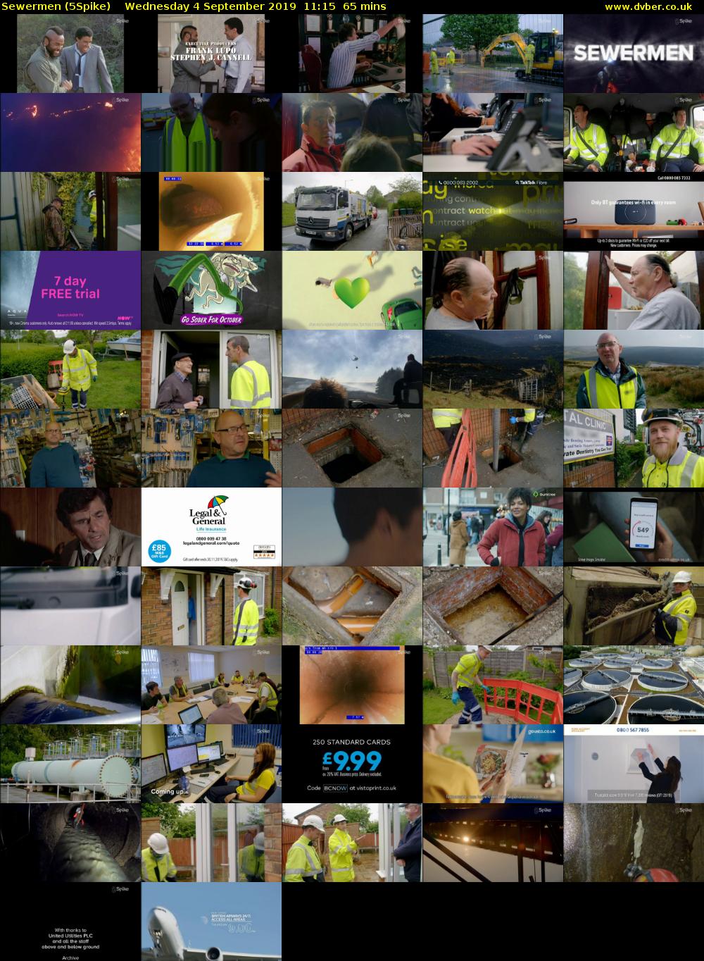 Sewermen (5Spike) Wednesday 4 September 2019 11:15 - 12:20