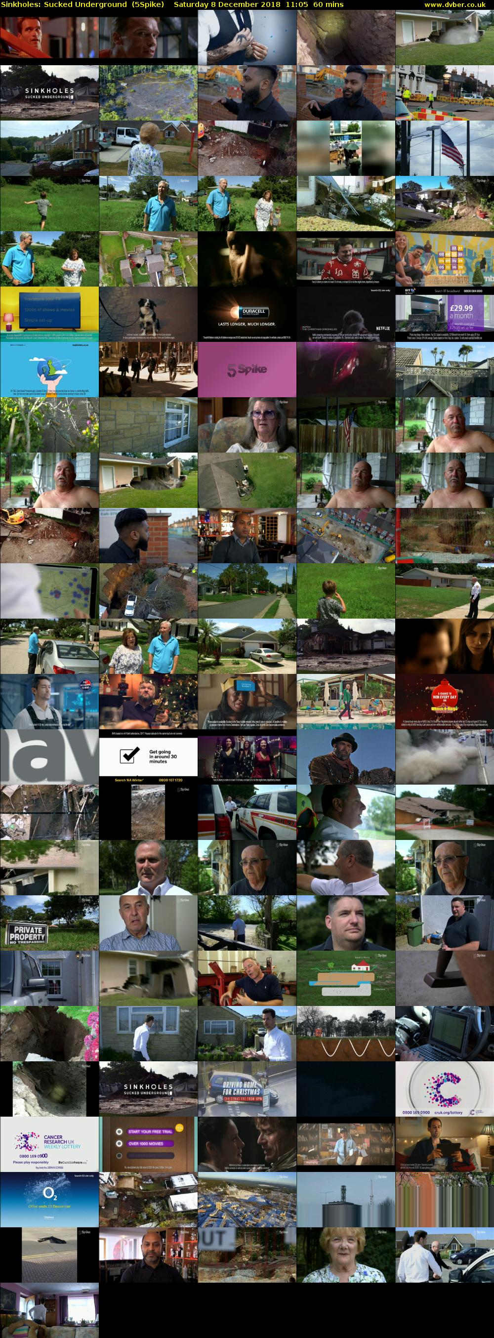 Sinkholes: Sucked Underground  (5Spike) Saturday 8 December 2018 11:05 - 12:05