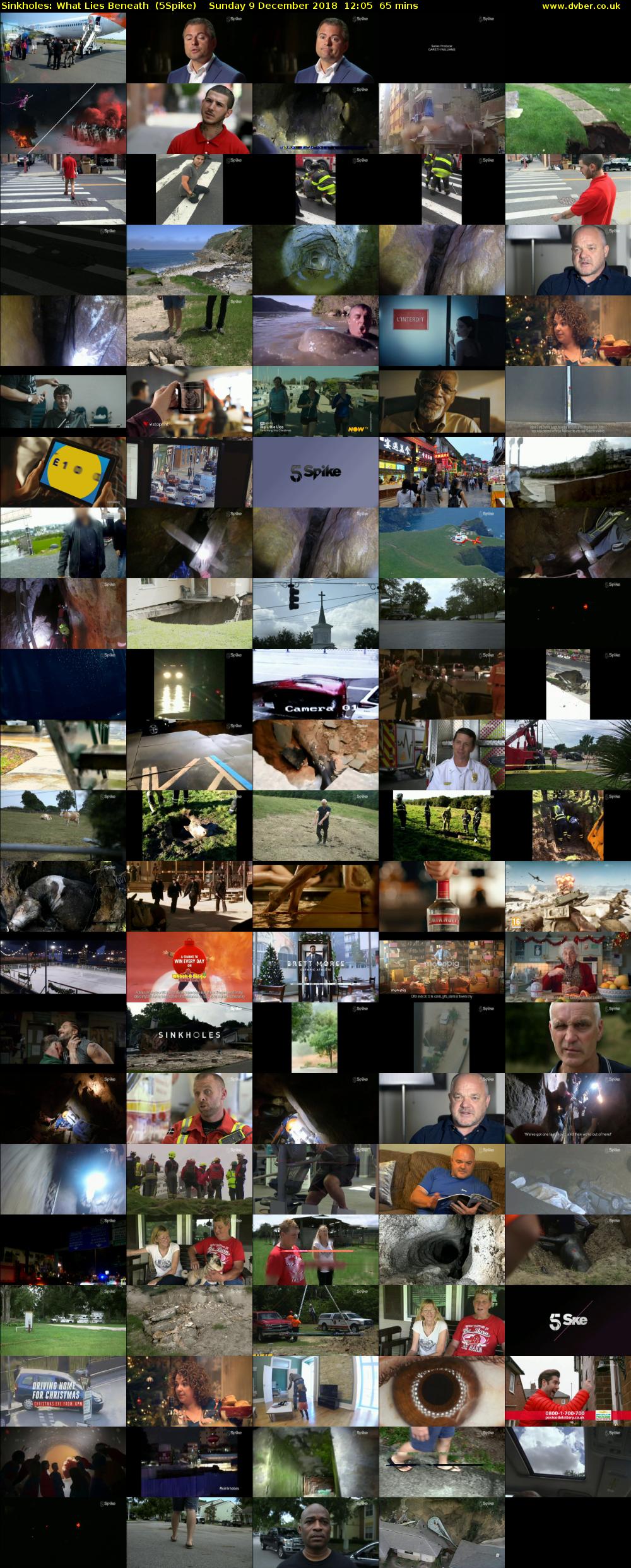 Sinkholes: What Lies Beneath  (5Spike) Sunday 9 December 2018 12:05 - 13:10