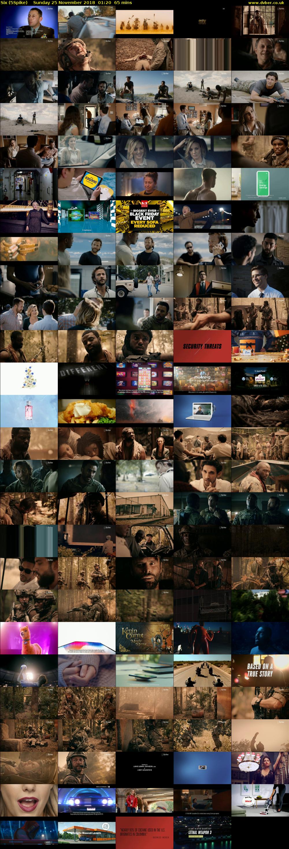 Six (5Spike) Sunday 25 November 2018 01:20 - 02:25