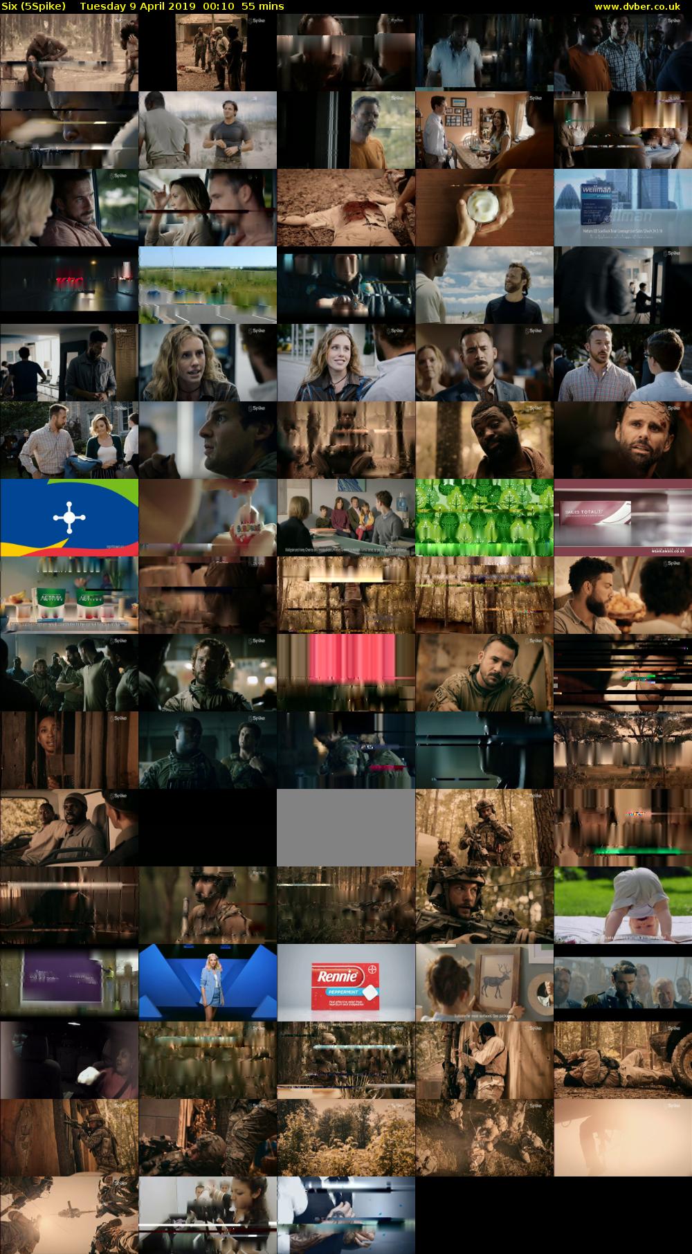 Six (5Spike) Tuesday 9 April 2019 00:10 - 01:05