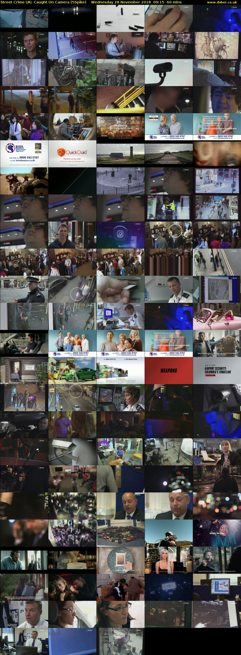Street Crime UK: Caught On Camera (5Spike) Wednesday 28 November 2018 09:15 - 10:15