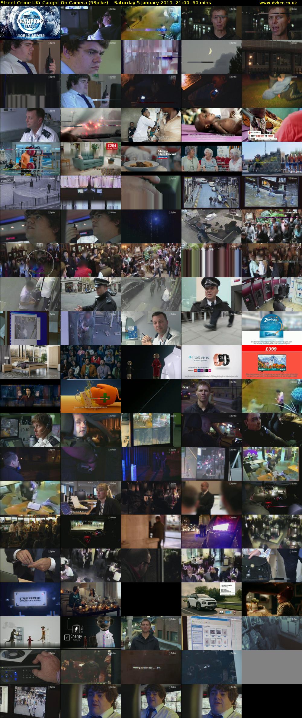 Street Crime UK: Caught On Camera (5Spike) Saturday 5 January 2019 21:00 - 22:00