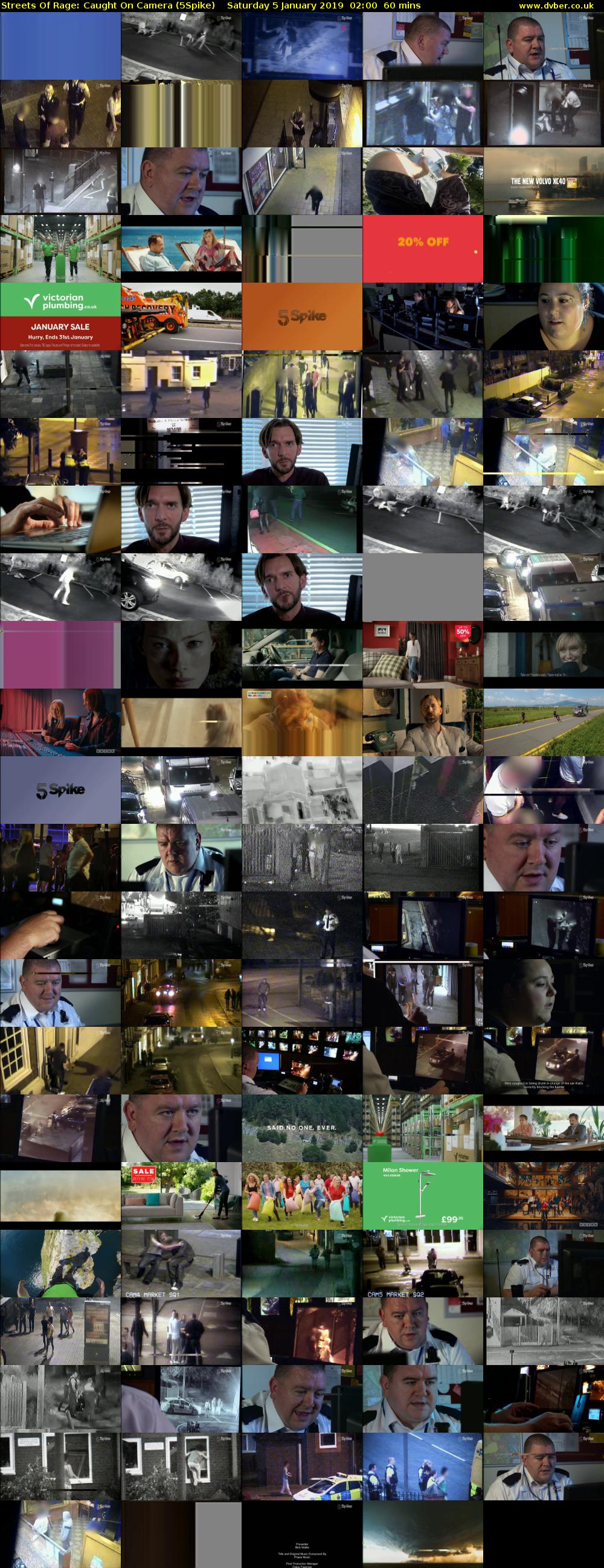 Streets Of Rage: Caught On Camera (5Spike) Saturday 5 January 2019 02:00 - 03:00